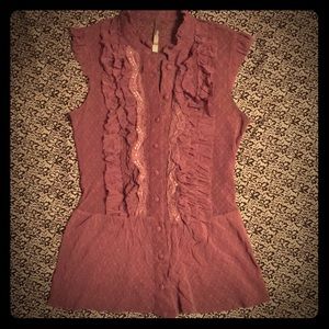 Charlotte arises sheer top.